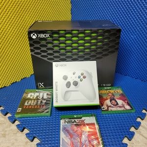Brand New With 3 Games and Second Controller, Xbox Series X Console